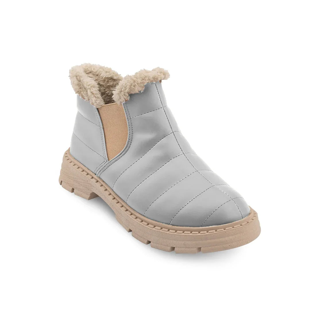 Cozy Step Winter Bootie Sliver - 5 - tryon