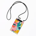 Crossbody Phone Bag –  Modern Color Block Face
