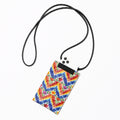 Crossbody Phone Bag – Watercolor Tropical Leaves
