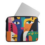 Laptop Sleeve Cubist Cats - 1