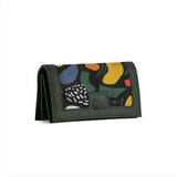 DGreen Sleek Elegance Fold Wallet Featuring Bold Geometric Pops - 1