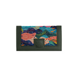 DGreen Sleek Elegance Fold Wallet Featuring Flowing Nature Waves - 2