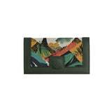 DGreen Sleek Elegance Fold Wallet Featuring Vintage Collage Elements - 2