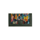 DGreen Sleek Elegance Fold Wallet in Vibrant Scalloped Hues - 2