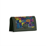 DGreen Sleek Elegance Fold Wallet with Eclectic Boho Tile Design - 1