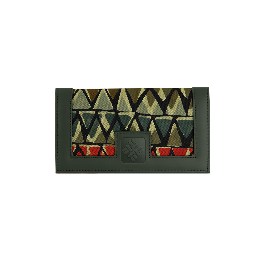 DGreen Sleek Elegance Fold Wallet with Tribal Chevron Vibes - 2