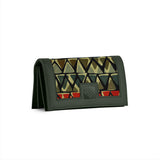 DGreen Sleek Elegance Fold Wallet with Tribal Chevron Vibes - 1