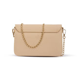 Quilted Beige Shoulder Bag – شنطة كتف حريمي، صورة تانية 3 – ECADRA