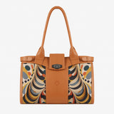 Havana Double Handle Large Bag Multicolored