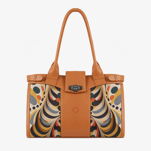 Havana Double Handle Large Bag Multicolored