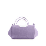 Lavender Leather Tote Bag floral
