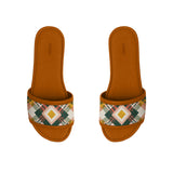 Havana Drift Slides Plaid | ECADRA