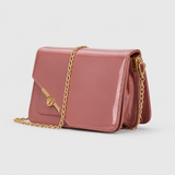 Dusty Rose Chain Crossbody Bag – Twist & Go - 2 Chain Crossbody Bag – Twist & Go | ECADRA