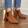 Havana Slit Heeled Bootie