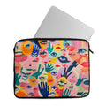 Laptop Sleeve Eyes and Hands
