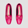 Fuchsia Chain Loafers – Step Into Your Power