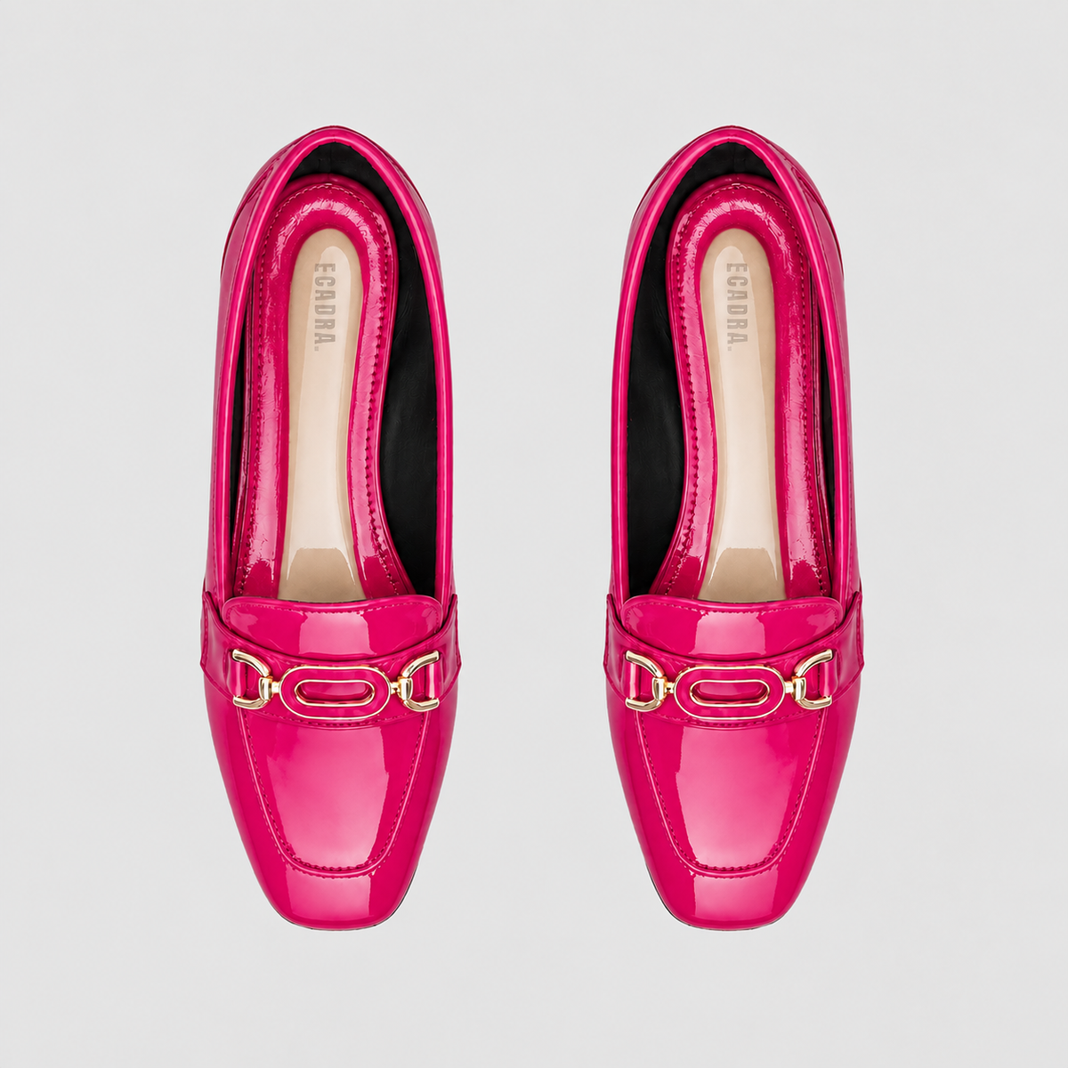 Fuchsia Chain Loafers – Step Into Your Power | ECADRA