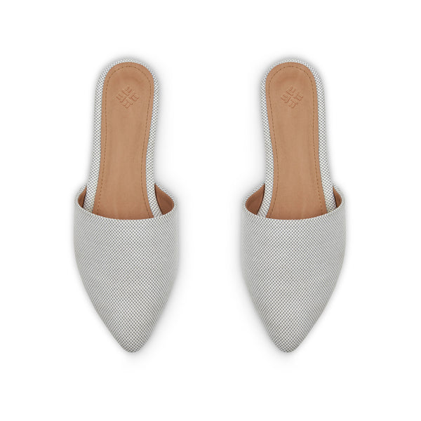 Fully Mules Whisper Grid Elegance