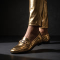 Gold Chain Loafers – Step Into Your Power