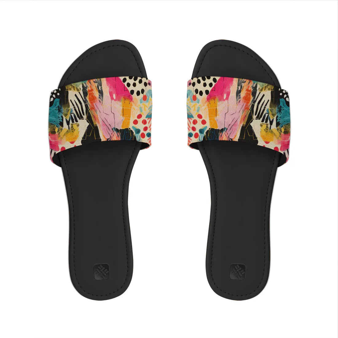 Cozy Bliss Slipper Graffiti Pop Splash - 1