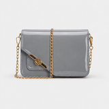 Gray Chain Crossbody Bag – Twist & Go Chain Crossbody Bag – Twist & Go | ECADRA