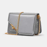 Gray Chain Crossbody Bag – Twist & Go - 2 Chain Crossbody Bag – Twist & Go | ECADRA