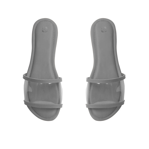 Grey Clear Bliss Comfort Slipper - 1
