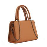 Havana Chic Chain Accent Handbag - 2