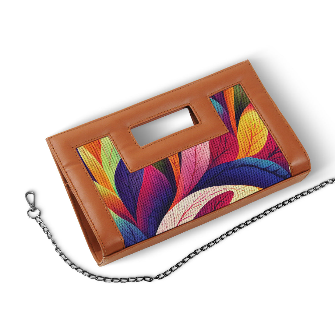 Havana City Sleek Clutch Colorful Floral - 2