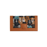 Havana Sleek Elegance Fold Wallet Featuring Adorable Dog Collective - 2