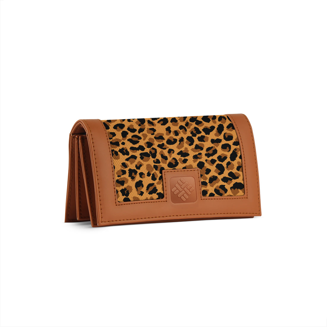 Havana Sleek Elegance Fold Wallet Featuring Wild Leopard Print - 1