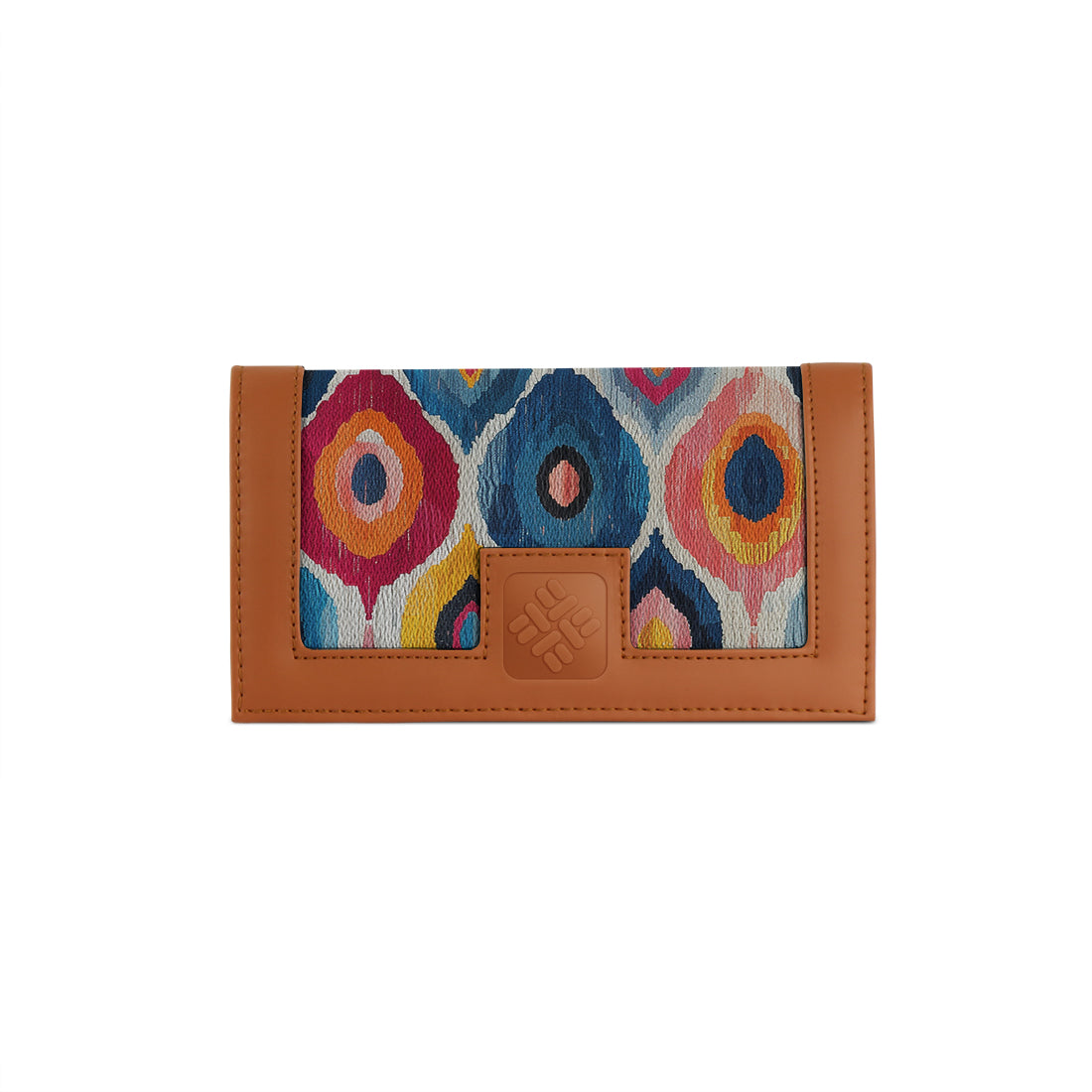 Havana Sleek Elegance Fold Wallet Vibrant Abstract Ikat Pattern - 2
