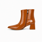 Havana Gloss Muse Ankle Boots - Patent Leather - 3 | ECADRA