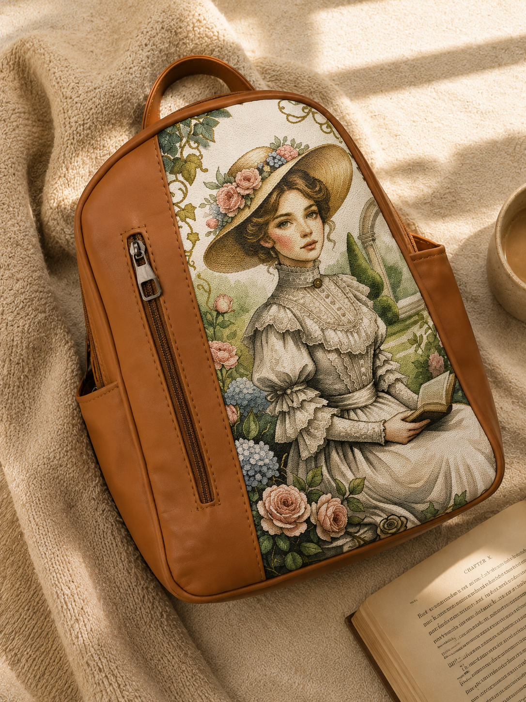 Havana Mixed Backpack Victorian Lady Soft Floral Aesthetic