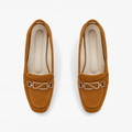 Havana Matte Chain Loafers