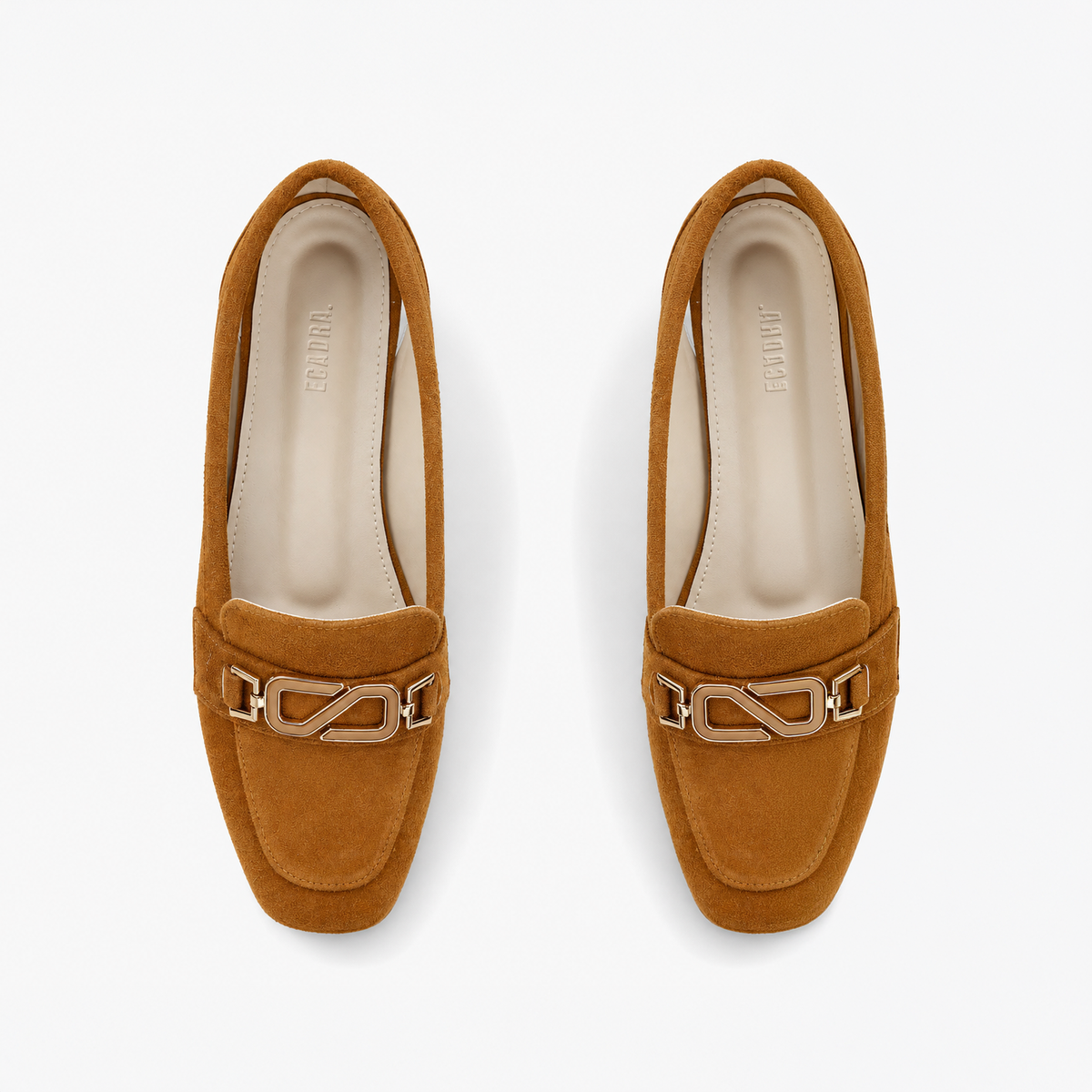 Havana Matte Chain Loafers | ECADRA