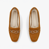 Havana Matte Chain Loafers | ECADRA