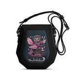 Black Polygon Crossbags Moto Owl - 1