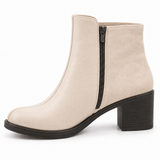 Ivory Buckle Ankle Boots – Walk the Talk - 3 | ECADRA