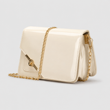 Ivory Chain Crossbody Bag – Twist & Go - 2 Chain Crossbody Bag – Twist & Go | ECADRA