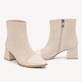 Ivory Signature Ankle Boots