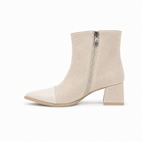 Ivory Signature Ankle Boots - 3 | ECADRA