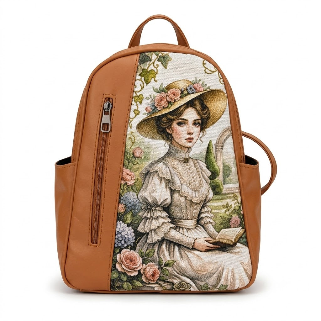 Havana Mixed Backpack Victorian Lady Soft Floral Aesthetic