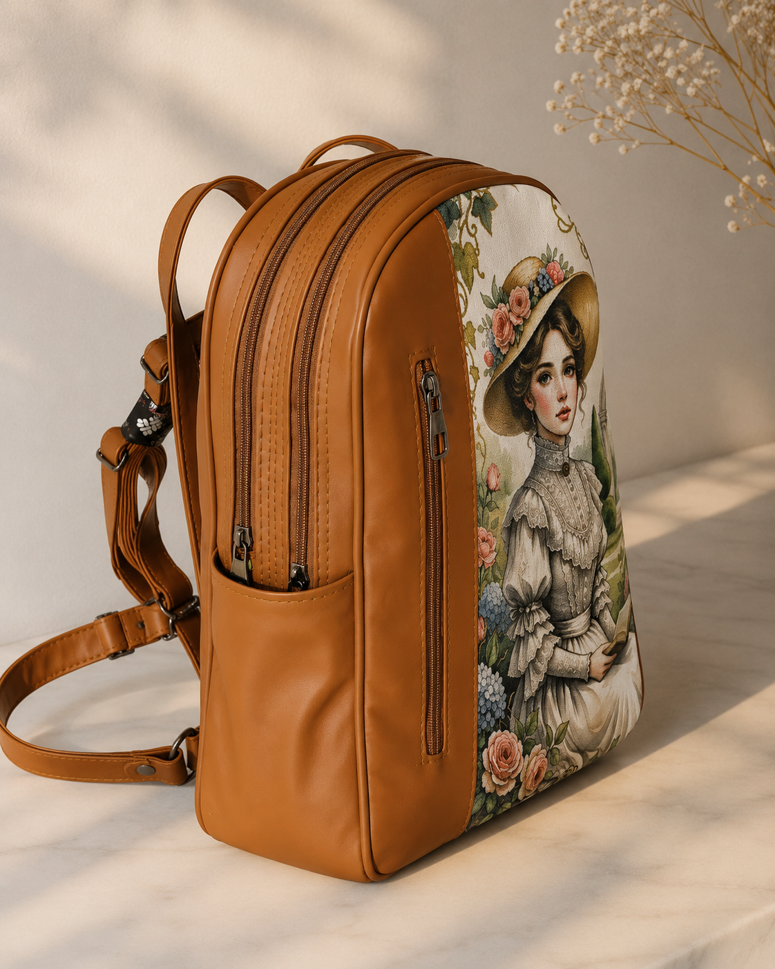 Havana Mixed Backpack Victorian Lady Soft Floral Aesthetic