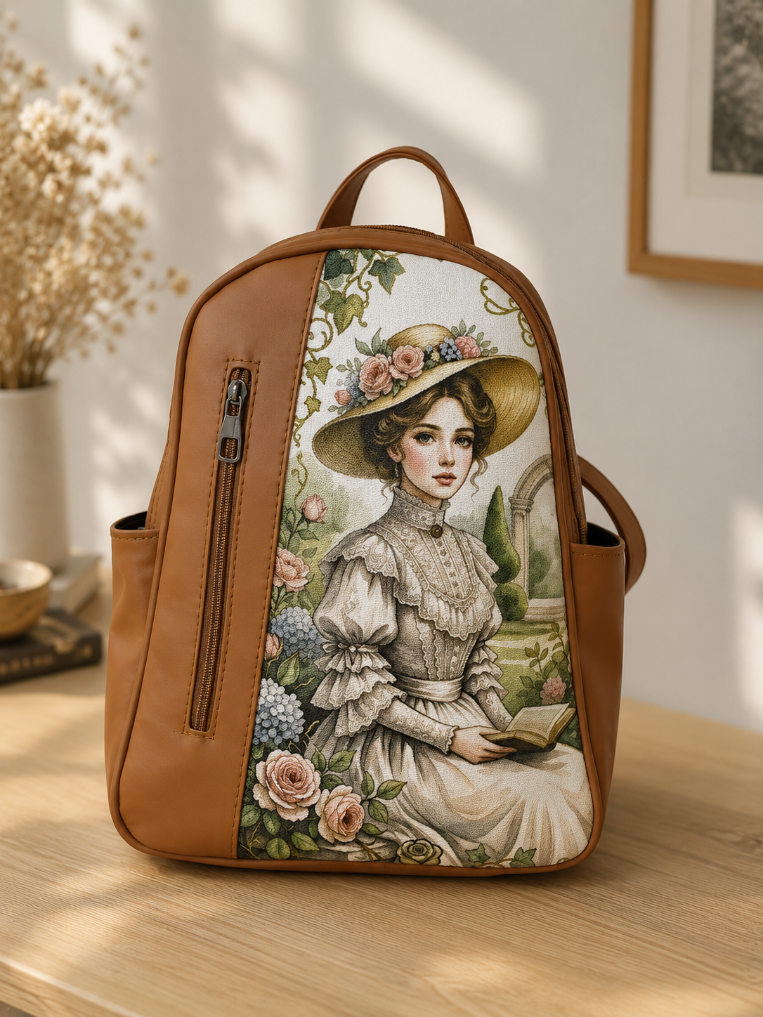 Havana Mixed Backpack Victorian Lady Soft Floral Aesthetic