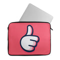 Laptop Sleeve Thumbs Up for Productivity