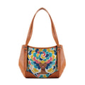 Leather Tote Bag pretty lady