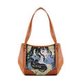 Leather Tote Bag young beauty