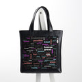 Leather Tote bag Words