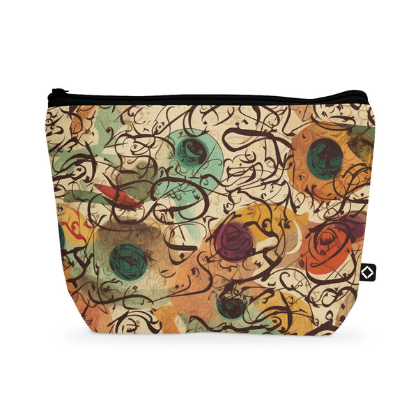 Makeup Pouch - Calligraphy